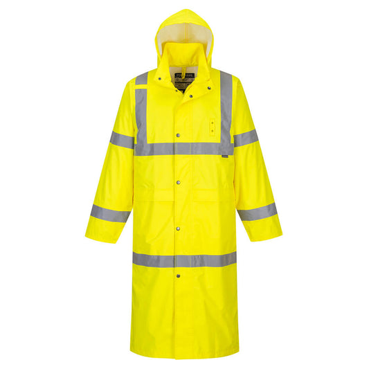 H445 - Hi-Vis Rain Coat 122cm