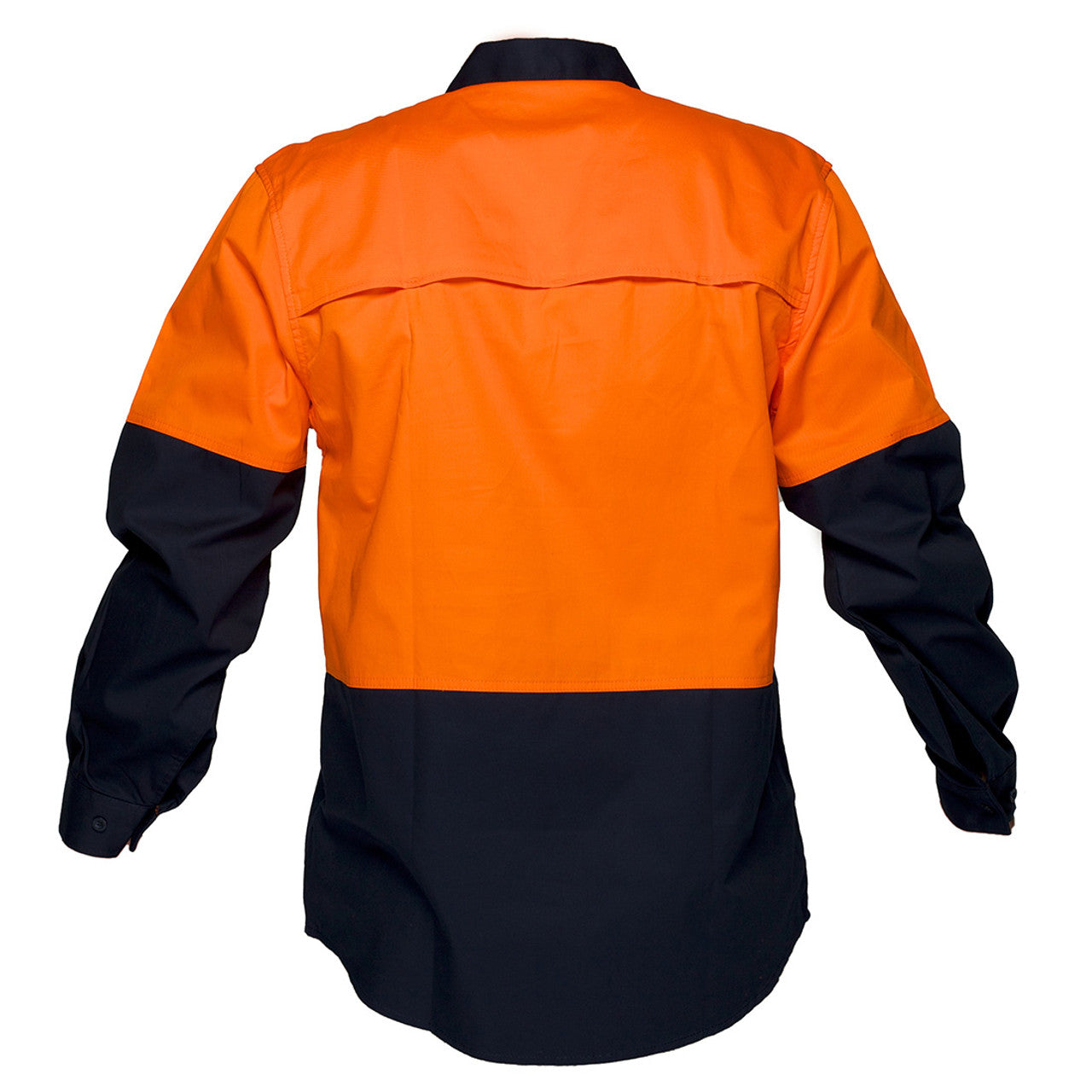 MC801 - Hi-Vis Two Tone Lightweight Long Sleeve Closed Front Shirt