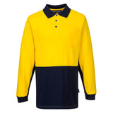 MD619 - Long Sleeve Cotton Pique Polo