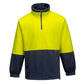 MF115 - Hi-Vis Contrast 1/4 Zip Class D Polar Fleece