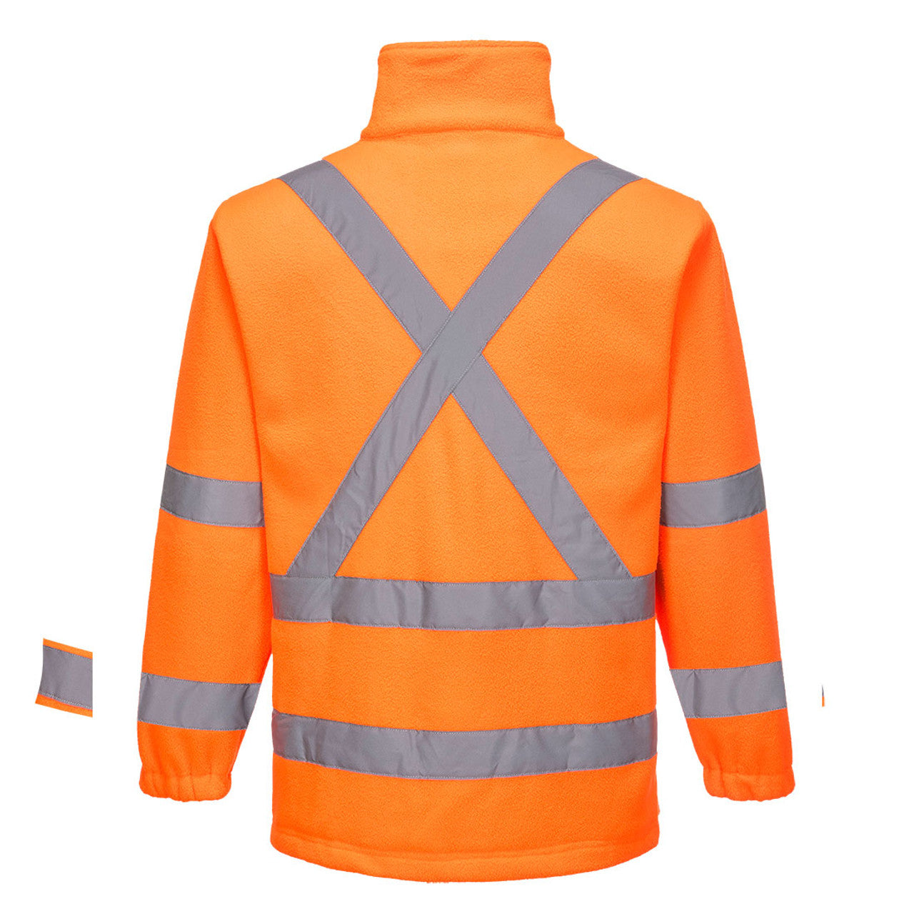 MF116 - Hi-Vis X Back 1/4 Zip Polar Fleece