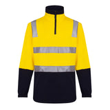 MF615 - Hi-Vis Contrast 1/4 Zip Brush Fleece