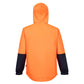 MH317 - Hi-Vis Water Repellent Contrast Zipped Class D Hoodie