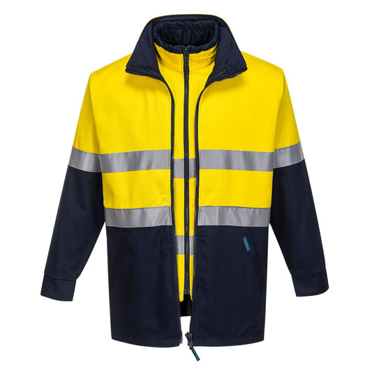 MJ777 - Hume 100% Cotton Drill 4-in-1 Jacket