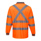 MP713 - Hi-Vis Polo Shirt X Back L/S