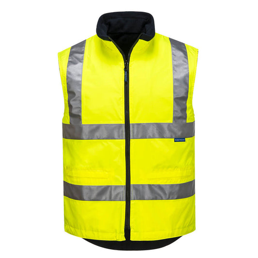 MV214 - Polar Fleece Reversible Vest