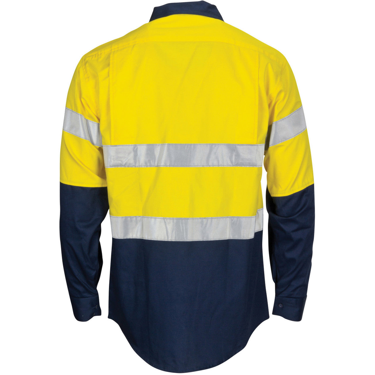 DNC HiVis L/W Cool-Breeze T2 Vertical Vented Cotton Shirt with Gusset Sleeves. Generic Tape - Long sleev 3784