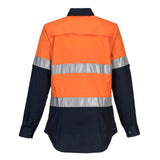 ML808 - Women's 2 Tone Lightweight Long Sleeve Shirt with Tape